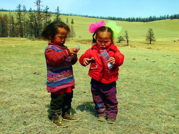 Монгольские красавицы.